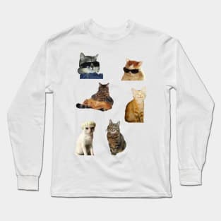 Funny Cats Long Sleeve T-Shirt